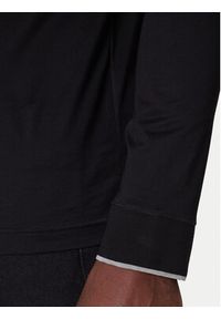 Karl Lagerfeld - KARL LAGERFELD Longsleeve 755001 554200 Czarny Regular Fit. Typ kołnierza: dekolt w karo. Kolor: czarny. Materiał: bawełna. Długość rękawa: długi rękaw #4