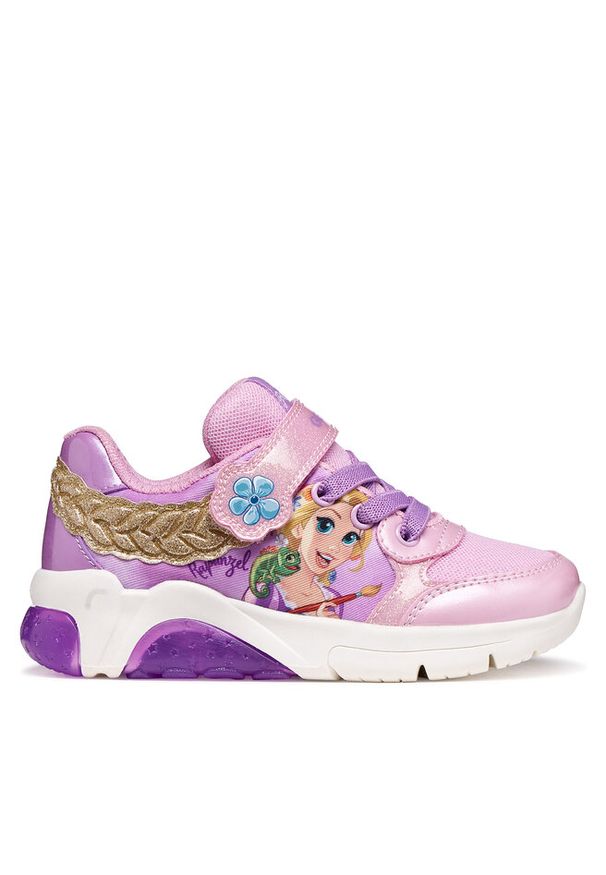 Sneakersy Geox. Kolor: różowy