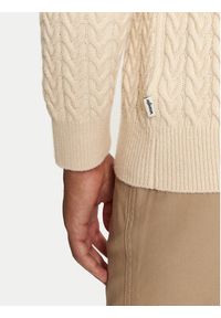 Wrangler Sweter 112357290 Écru Regular Fit. Materiał: bawełna #3