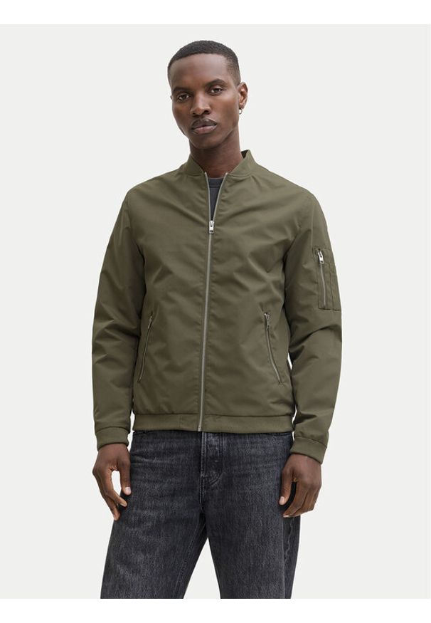Jack & Jones Kurtka bomber Rush 12165203 Zielony Regular Fit. Kolor: zielony. Materiał: syntetyk