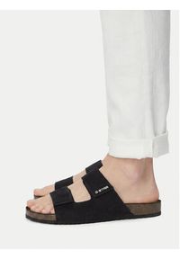 G-Star RAW - G-Star Raw Klapki EO-MILO-01 MI34 Czarny. Kolor: czarny. Materiał: skóra, zamsz #5