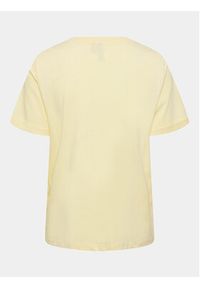 Pieces T-Shirt Ria 17086970 Żółty Regular Fit. Kolor: żółty. Materiał: bawełna #6