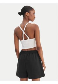 Reebok Top Tatianna RK25494CCW Biały Slim Fit. Kolor: biały. Materiał: bawełna #3