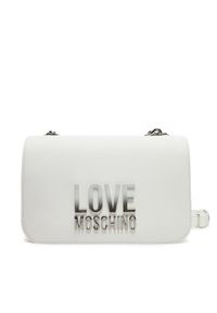 Love Moschino - LOVE MOSCHINO Torebka JC4254PP0MKD0100 Biały. Kolor: biały. Materiał: skórzane