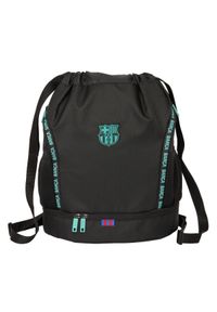 FC Barcelona - Plecak Worek Dziecięcy F.C. Barcelona. Kolor: czarny. Styl: sportowy
