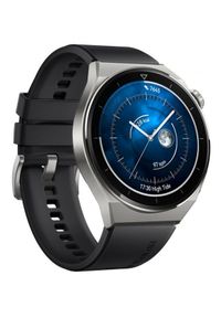 HUAWEI - Smartwatch Huawei Watch GT 3 Pro 46mm Sport. Rodzaj zegarka: smartwatch. Materiał: skóra, materiał. Styl: sportowy