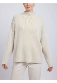 Sinsay - Sweter z półgolfem - beżowy. Kolor: beżowy