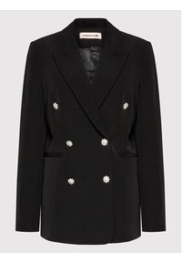 Custommade Marynarka Firdos 999425821 Czarny Regular Fit. Kolor: czarny. Materiał: syntetyk #4