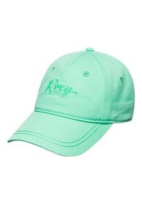 Roxy - Czapka baseballowa dla Kobiety DEAR BELIEVER COLOR Zielony. Kolor: zielony. Materiał: materiał, bawełna. Wzór: haft, ze splotem