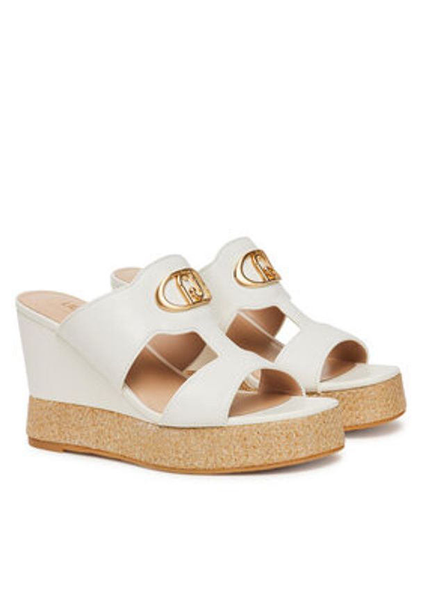 Liu Jo Klapki Karen 08 SA5043 P0102 Biały. Kolor: biały. Materiał: skóra