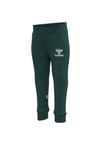 Legginsy dziecięce Hummel Sami. Kolor: zielony