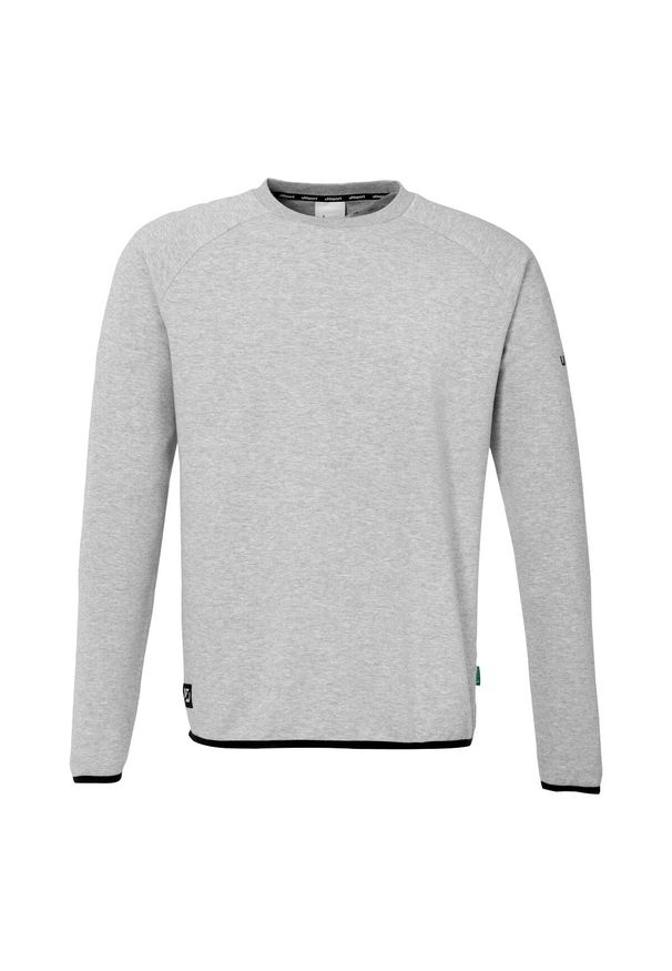 UHLSPORT - Bluza dziecięca Uhlsport ID. Kolor: wielokolorowy, szary, czarny. Długość rękawa: raglanowy rękaw. Wzór: napisy. Sport: piłka nożna