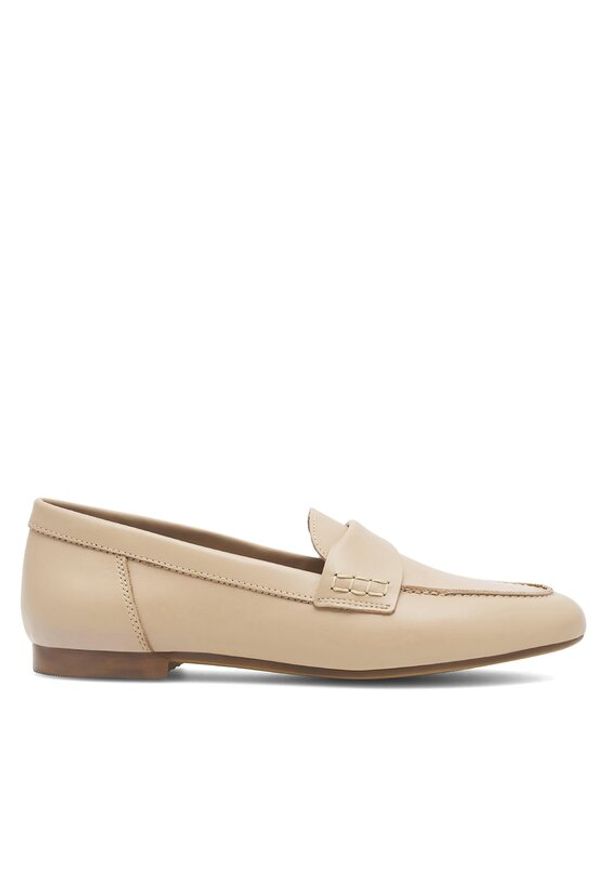 Gino Rossi Lordsy AMBRA-23455NAP Beżowy. Kolor: beżowy. Materiał: skóra