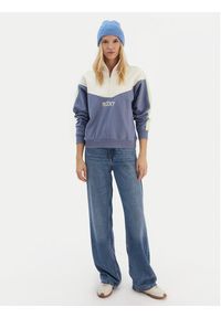 Roxy Bluza ERJFT04860 Niebieski Relaxed Fit. Kolor: niebieski. Materiał: bawełna #2
