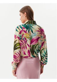 Guess Koszula W5GH0IWH9C2 Kolorowy Classic Fit. Materiał: syntetyk. Wzór: kolorowy