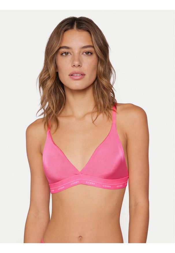 Guess Biustonosz braletka O4YC16 KCF20 Różowy. Kolor: różowy. Materiał: syntetyk
