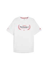 Puma - Męska koszulka F1® Essentials z grafiką PUMA. Kolor: biały. Materiał: materiał. Sport: bieganie #1
