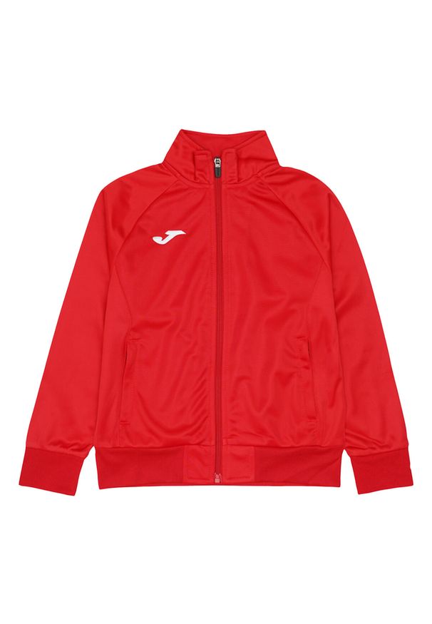 Joma - Kurtka Dresowa Dziecięca Combi. Kolor: czerwony. Materiał: dresówka