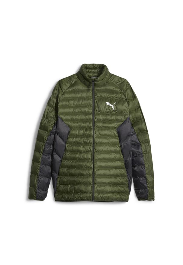 Kurtka uniwersalna męska Puma Packlite Primaloft. Kolor: wielokolorowy, zielony. Materiał: syntetyk. Technologia: Primaloft. Styl: klasyczny