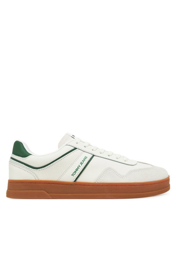 Tommy Jeans Sneakersy The Greenwich Leather EM0EM01571 Écru. Materiał: skóra, zamsz