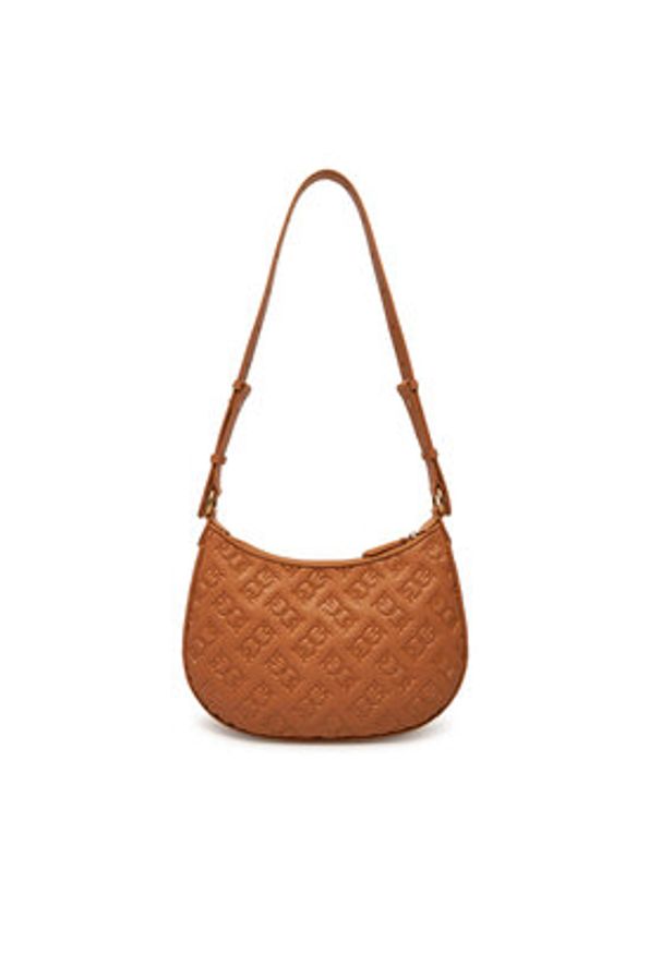 Pinko - PINKO Torebka Half Moon Mini Fl PE 25 PLTT 102790 A1YB Brązowy. Kolor: brązowy. Materiał: skórzane