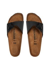 Birkenstock Klapki Madrid 0040793 Czarny. Kolor: czarny. Materiał: skóra