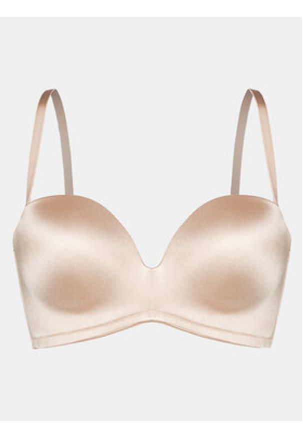 Dorina Biustonosz bardotka FXBA0004MI104 Beżowy. Kolor: beżowy. Materiał: syntetyk