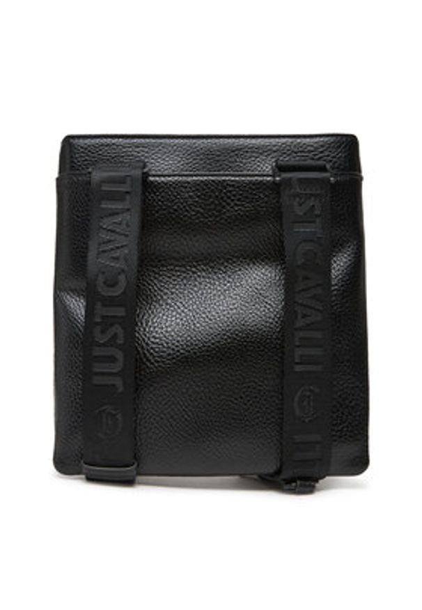 Just Cavalli Saszetka 78QA4B12 ZSB81 Czarny. Kolor: czarny. Materiał: skóra