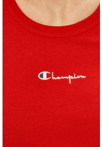 Champion - Sukienka 112742. Okazja: na co dzień. Kolor: czerwony. Materiał: dzianina. Długość rękawa: na ramiączkach. Wzór: aplikacja. Typ sukienki: proste. Styl: casual #3