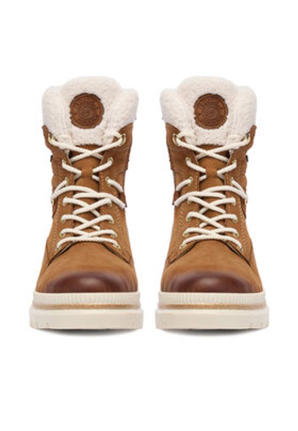 Remonte Trzewiki CEO-D0C77-23 Brązowy. Kolor: brązowy. Materiał: skóra, nubuk