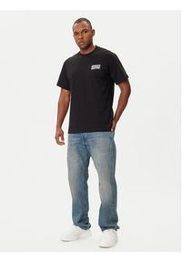 Versace Jeans Couture T-Shirt 79GAHP10 CJ01P Czarny Regular Fit. Kolor: czarny. Materiał: bawełna #2