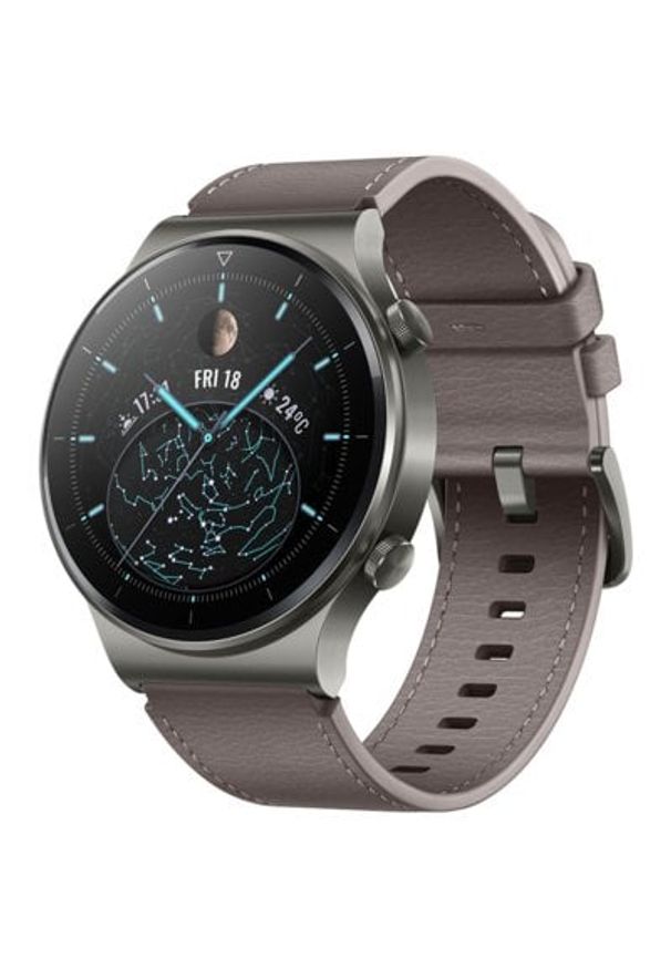 Smartwatch HUAWEI Watch GT 2 Pro Classic. Rodzaj zegarka: smartwatch. Materiał: skóra. Styl: klasyczny, sportowy