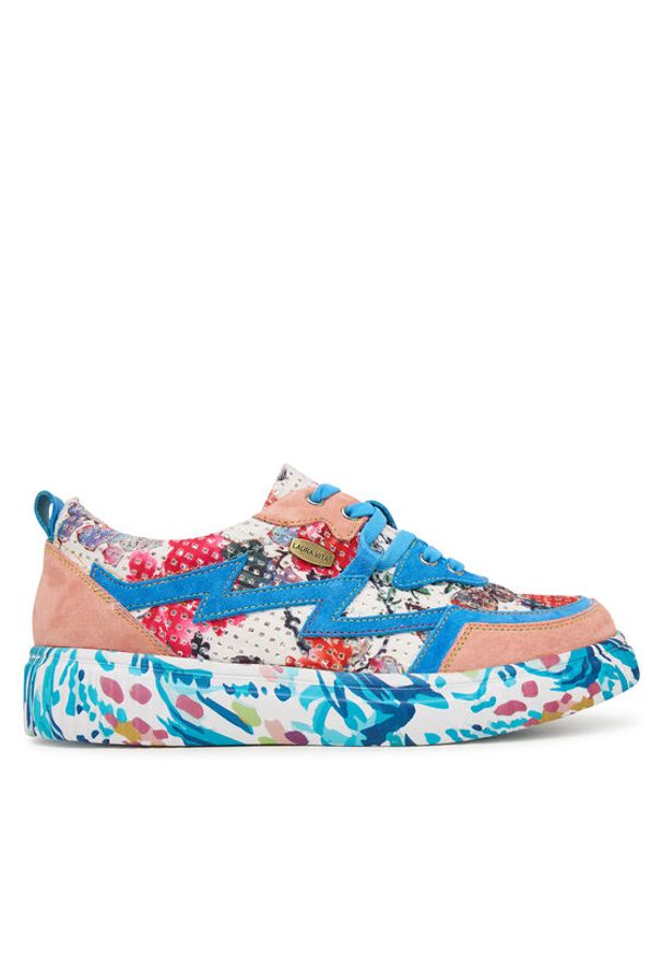 Laura Vita Sneakersy Soleno 06 Niebieski. Kolor: niebieski. Materiał: skóra