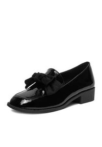 DeeZee Loafersy SQ873-1 Czarny. Kolor: czarny. Materiał: skóra #7