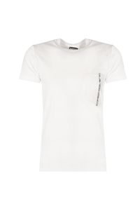 Diesel T-Shirt "T-Rubin" | 00SASJ-0AAXJ- | Mężczyzna | Biały. Okazja: na co dzień. Kolor: biały. Materiał: bawełna. Styl: casual #5