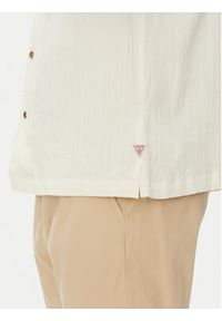 Guess Koszula M5GH67 WH340 Écru Regular Fit. Materiał: bawełna