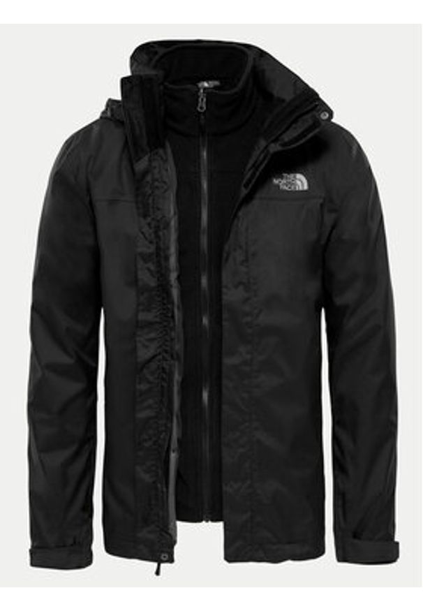 The North Face Kurtka przejściowa Evolve II NF00CG55 Czarny Regular Fit. Kolor: czarny. Materiał: syntetyk