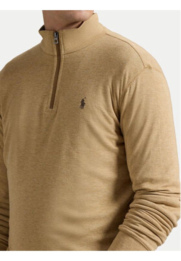 Polo Ralph Lauren Bluza 710812963063 Beżowy Regular Fit. Typ kołnierza: polo. Kolor: beżowy. Materiał: bawełna