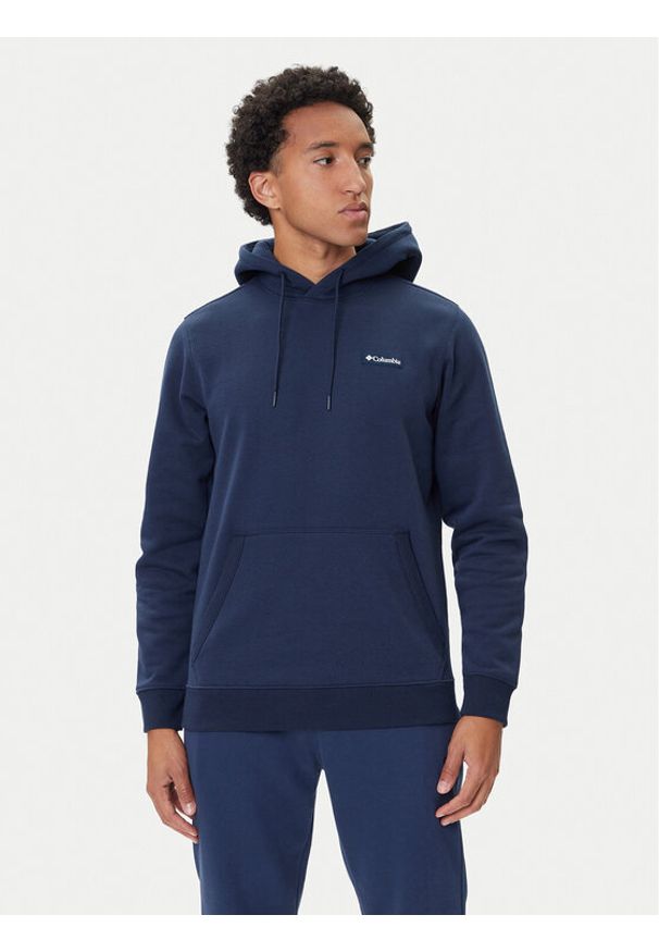 columbia - Columbia Bluza 2137182 Granatowy Regular Fit. Kolor: niebieski. Materiał: bawełna, syntetyk