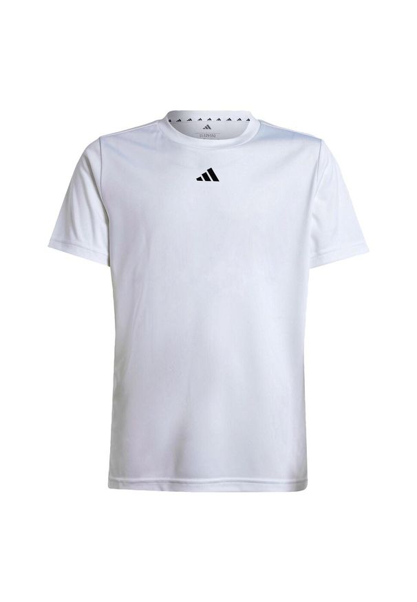 Adidas - Koszulka Train Essentials Logo Regular Fit Kids. Kolor: czarny, biały, wielokolorowy. Materiał: materiał
