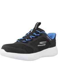 skechers - Kapcie SKECHERS RUN 400 V2 TURBO BRISK Czarny. Kolor: czarny. Materiał: syntetyk, tkanina. Styl: sportowy. Model: Skechers Sport. Sport: bieganie