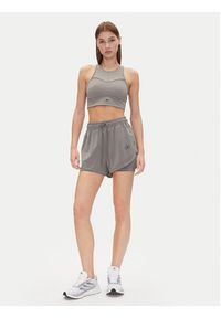 Adidas by Stella McCartney - adidas by Stella McCartney Top Training JJ0120 Szary Slim Fit. Kolor: szary. Materiał: syntetyk #2