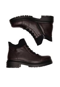 Rieker Trzewiki Y3163-35 Brązowy. Kolor: brązowy. Materiał: materiał #5
