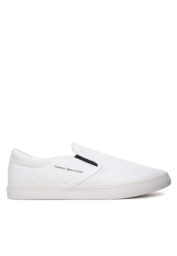 TOMMY HILFIGER - Tommy Hilfiger Tenisówki Vulc Core FM0FM05689 Biały. Kolor: biały. Materiał: materiał