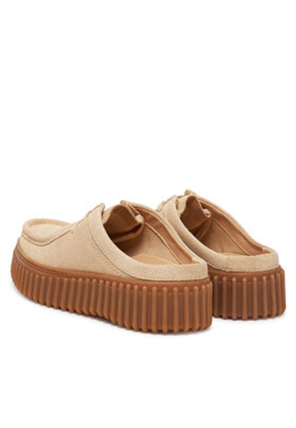 Clarks Klapki Torhill Mule 26181197 Écru. Materiał: skóra