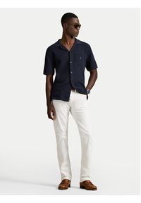 Polo Ralph Lauren Koszula 710P04442001 Granatowy Regular Fit. Typ kołnierza: polo. Kolor: niebieski. Materiał: bawełna #3