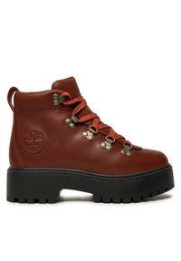 Timberland Trapery Stone Street Mid TB0A27VJEM61 Brązowy. Kolor: brązowy. Materiał: skóra. Styl: street