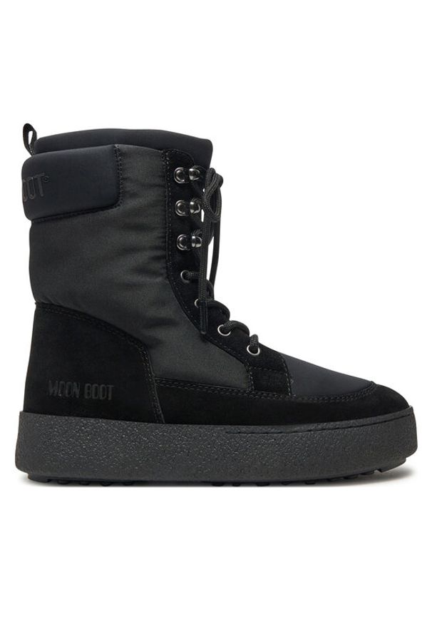 Moon Boot Śniegowce Ltrack Combat 80D2450200 Czarny. Kolor: czarny. Materiał: zamsz, skóra