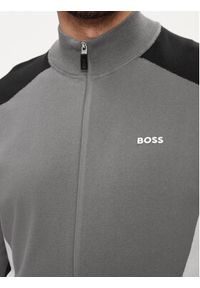 BOSS - Boss Bluza Zotek 50504948 Szary Regular Fit. Kolor: szary. Materiał: bawełna