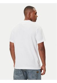 Versace Jeans Couture T-Shirt 79GAHP03 CJ01P Biały Regular Fit. Kolor: biały. Materiał: bawełna #5